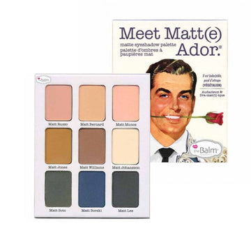 theBALM Meet Matt(e) Ador Matte Eyeshadow Palette - Free Shipping