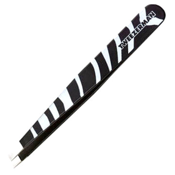 TWEEZER MAN Slant Tweezer Zebra Print - Black - Free Shipping