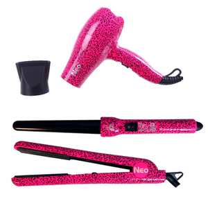 1.25 Iron with 25-18mm Tapered Twister, Mini Dryer, Protective Glove & Magnet Handle Box