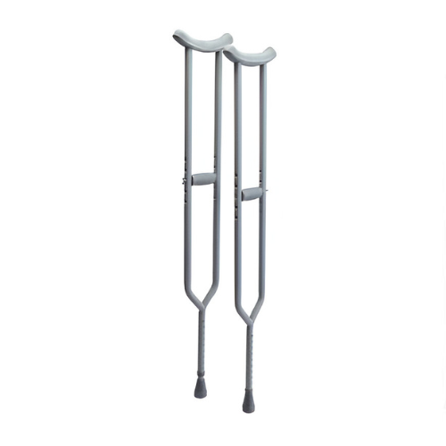 Bariatric Tall Steel Crutches (Pair) – Heavy-Duty GF Finish