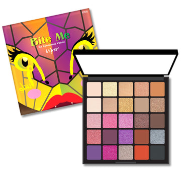 RUDE Bite Me 25 Eyeshadow Palette - Viper - Free Shipping