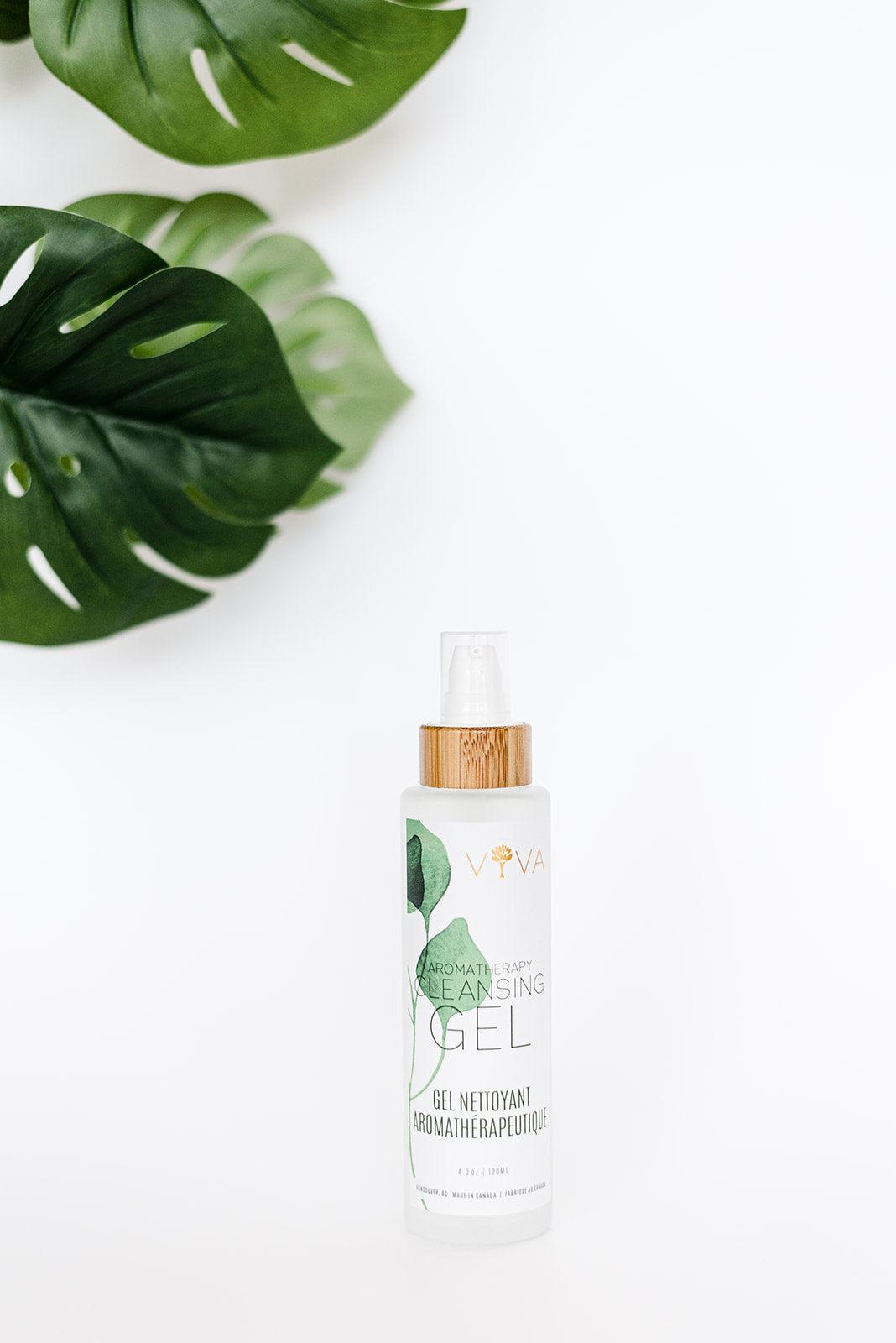 Aromatherapy Cleansing Gel – 120ml Gentle Gel Cleanser for Oily & Combination Skin