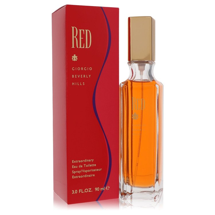 Red Perfume By Giorgio Beverly Hills Eau De Toilette Spray- Free Shipping