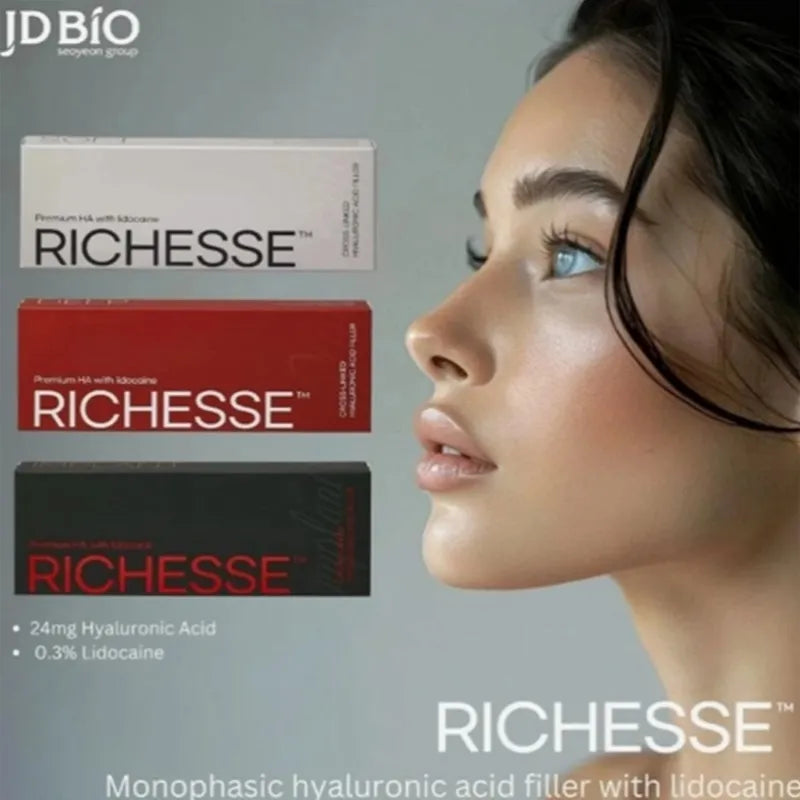 Wholesale Richesse Hyaluronic Acid Filler for Lips, Face, and Cheeks – Anti-Wrinkle Dermal Filler
