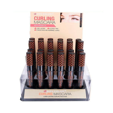 CITY COLOR Curling Mascara with Argan Oil Display Case Set 24 Pieces - Free Shipping