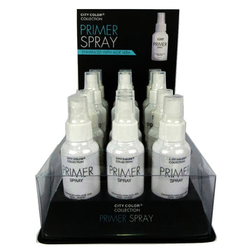 CITY COLOR Primer Setting Spray Display Case Set 12 Pieces - Free Shipping