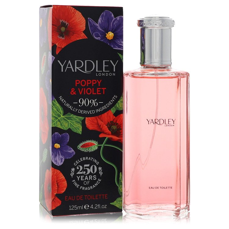 Yardley Poppy & Violet Perfume By Yardley London Eau De Toilette Spray- Free Shipping