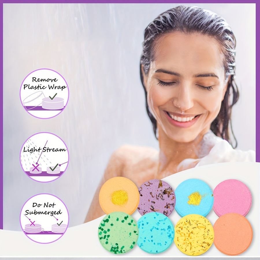 Shower Steamers 8 Pack Bath Bombs Essential Oil Self Care Gift For Women And Men, For Valentine's Day, Mother's Day, Birthday, Gifts for Women Mothers' Day