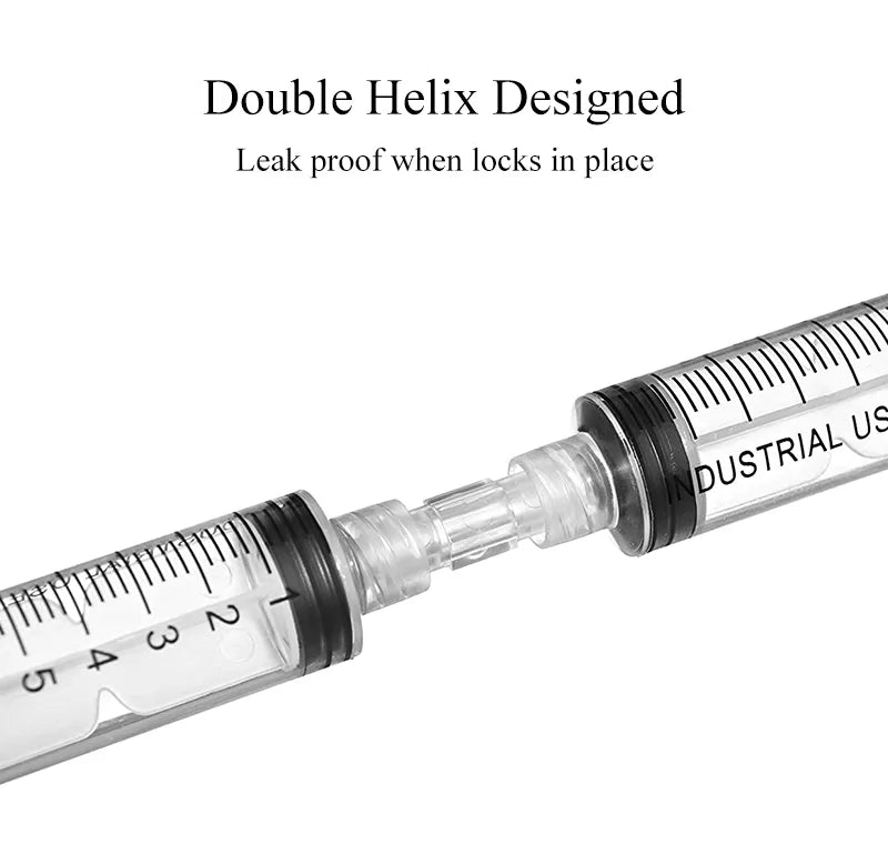 Auro Sterile Double Female Luer Lock Connector – Secure Syringe-to-Syringe Medical & Aesthetic Adapter