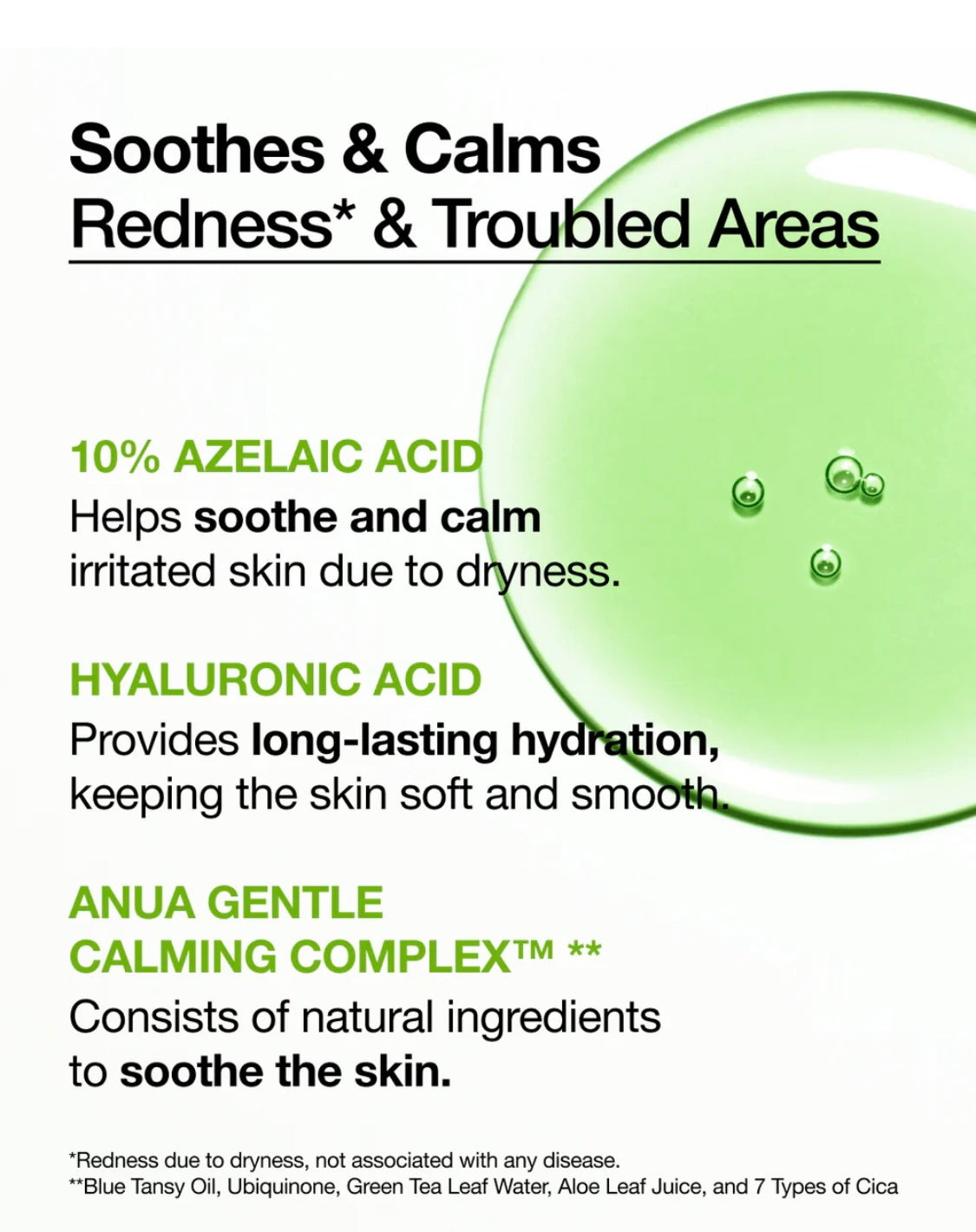 ANUA - Azelaic Acid 10 Hyaluron Redness Soothing Serum 30ml