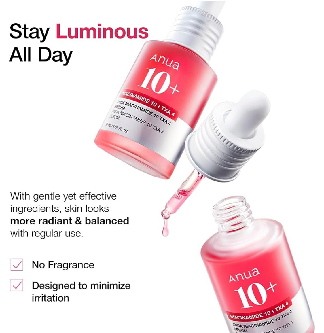 ANUA Ultimate Spot Duo: Azelaic Acid + 10% Niacinamide + 4% TXA Dark Spot Correcting Serum