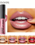 1 Pc Butter Liquid Lipstick Non-Sticky Lip Gloss Lip Glaze Long Lasting Red Pink Lip Makeup, Daily Party Makeup For Women