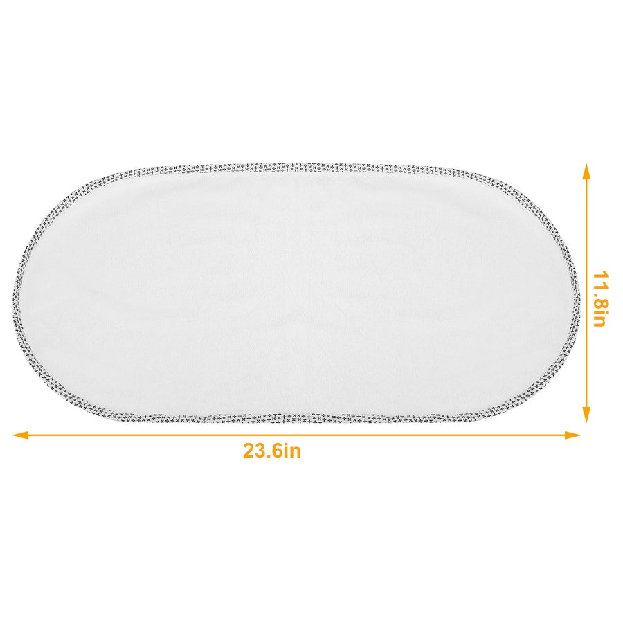 3Pcs Waterproof Changing Pad Liners Washable Reusable Changing Pad Cover Liners Cotton Surface Bassinet Changing Pad For Baby