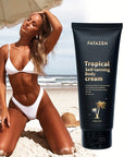 Instant Dark Tanning Lotion - Natural Self Tanner for Streak-Free Medium Dark Gradual Tan on Body