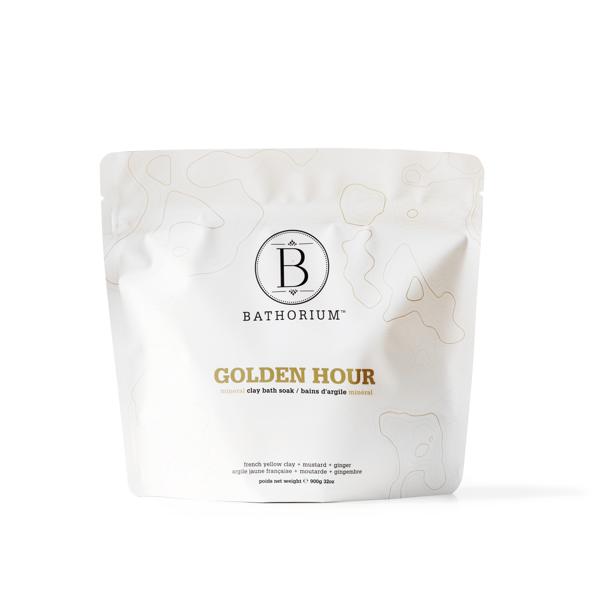 Wholesale Golden Hour Clay Mineral Soak – French Sea Salt & Essential Oil Bath Soak
