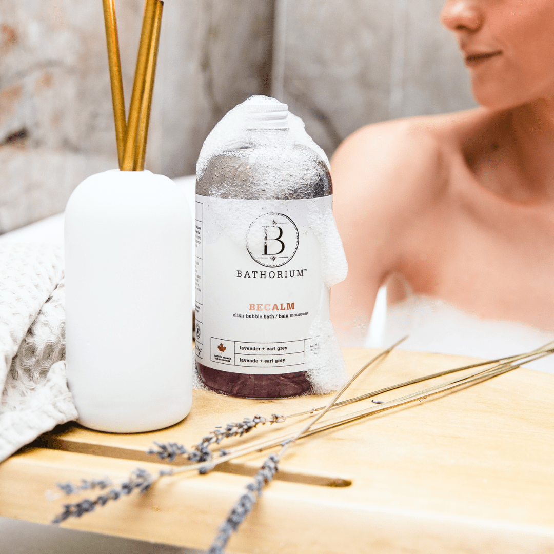 Wholesale BeCalm Bubble Bath Elixir – Soothing Lavender & Earl Grey Skin-Loving Formula