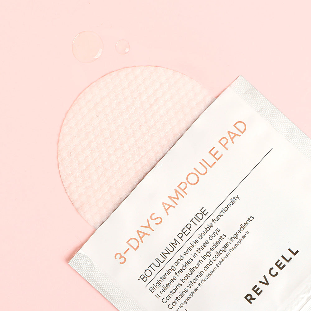 Revcell 3-Days Ampoule Pad (10 Pouches) | Intensive Firming & Brightening Mask