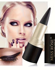 Matte, Waterproof And Smudge Proof Eyeliner Balm Black Single-head Solid Eyeliner Balm