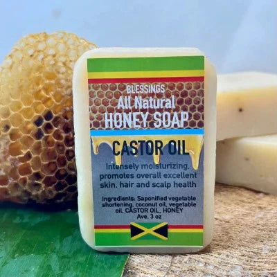 Blessings All Natural Honey Castor Oil Face & Body Bar