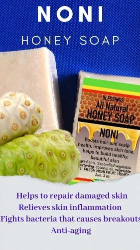 Blessings All Natural Honey Noni  Face & Body Bar