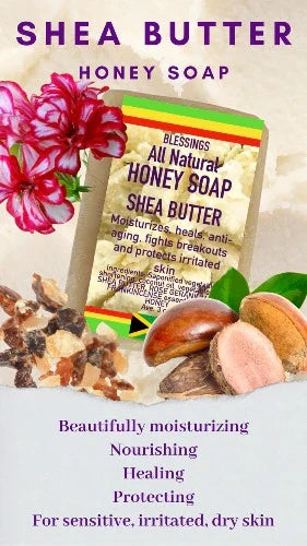 Blessings All Natural Honey Shea Butter Face & Body Bar
