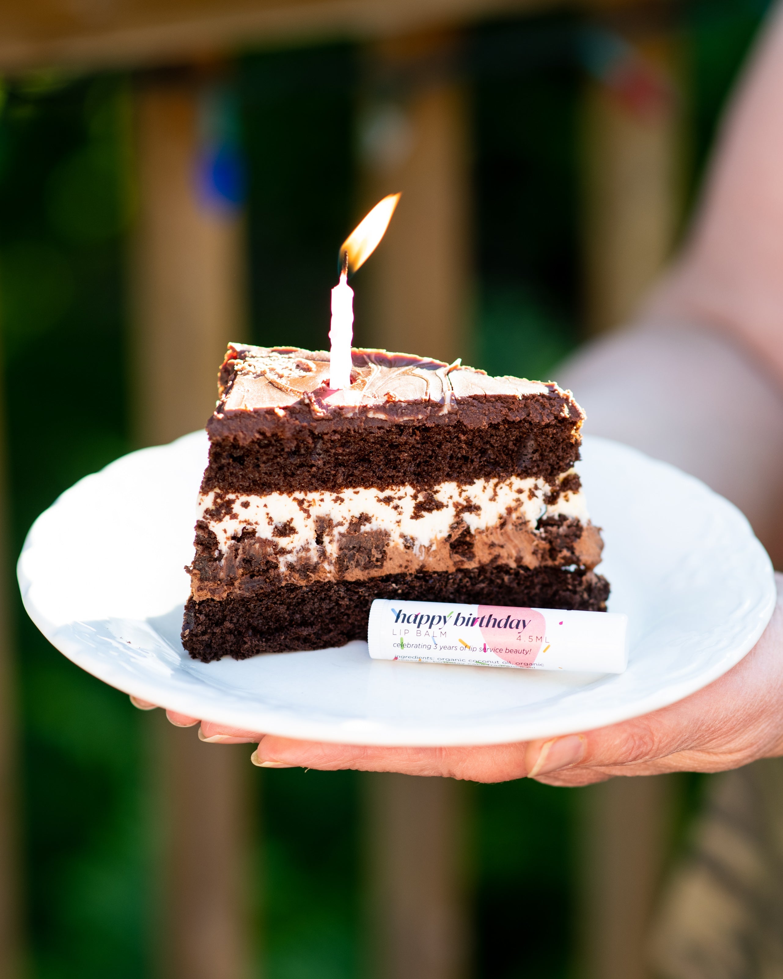 Birthday Lip Balm – Cake Batter Scented, Organic & Nourishing