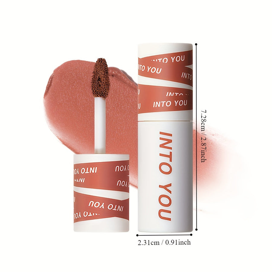 INTO YOU Matte Lipstick for Women, Matte Red Lipstick Long Lasting, Multi-Purpose for Lips and Cheek, Non-Stick Cup Not Fade Lip Stain Makeup Cosmetics Official Directly