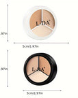 3 Colors Matte Concealer Cream Waterproof Long Lasting Full Coverage Acne Marks Dark Circles Contouring Concealer Palette For Women Makeup