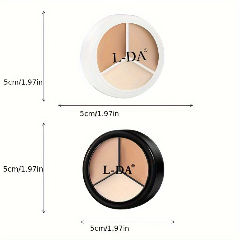 3 Colors Matte Concealer Cream Waterproof Long Lasting Full Coverage Acne Marks Dark Circles Contouring Concealer Palette For Women Makeup