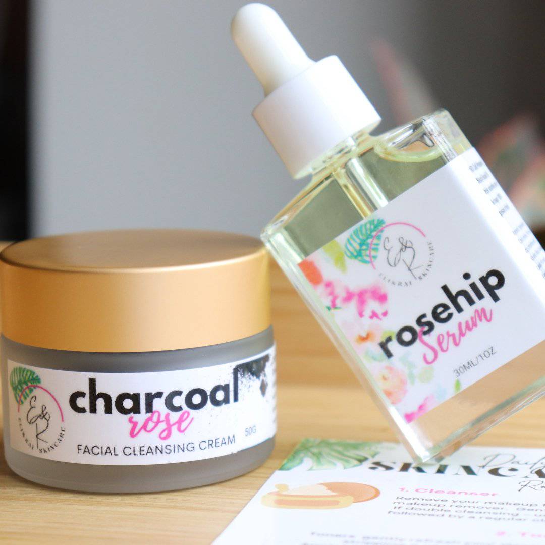 Charcoal Rose Cleansing Cream – Gentle Purifying Face Cleanser