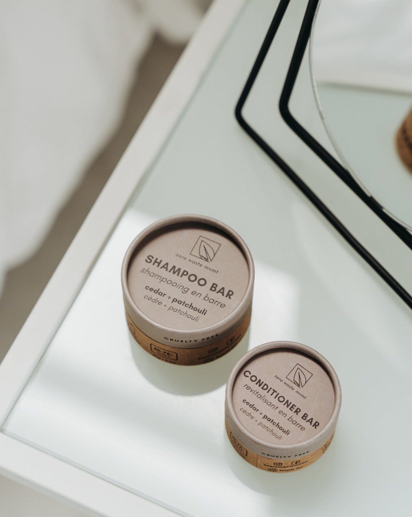 Conditioner Bar | Cedar + Patchouli – Plastic-Free, Nourishing Hair Care