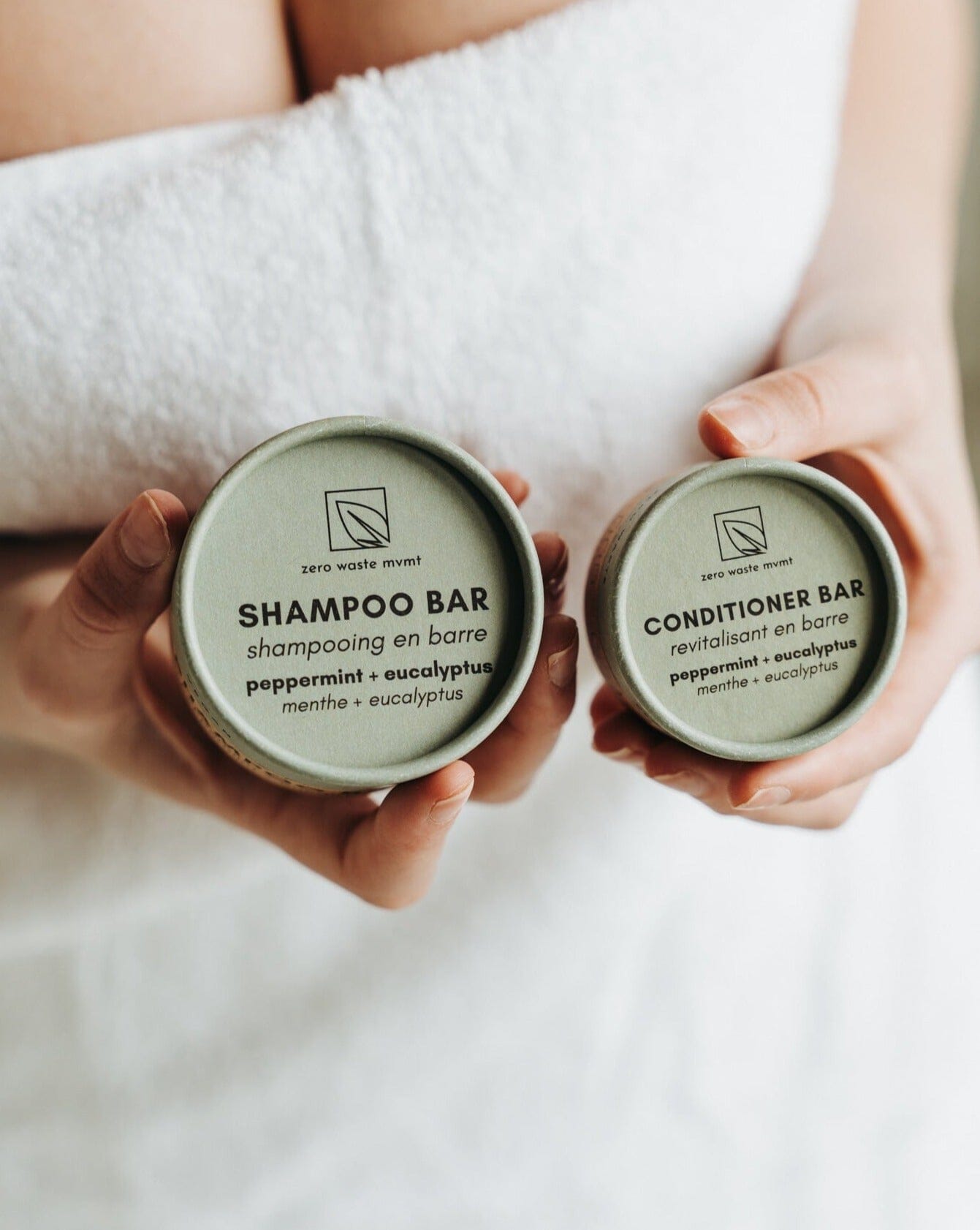 Conditioner Bar | Peppermint + Eucalyptus – Plastic-Free, Nourishing Hair Care
