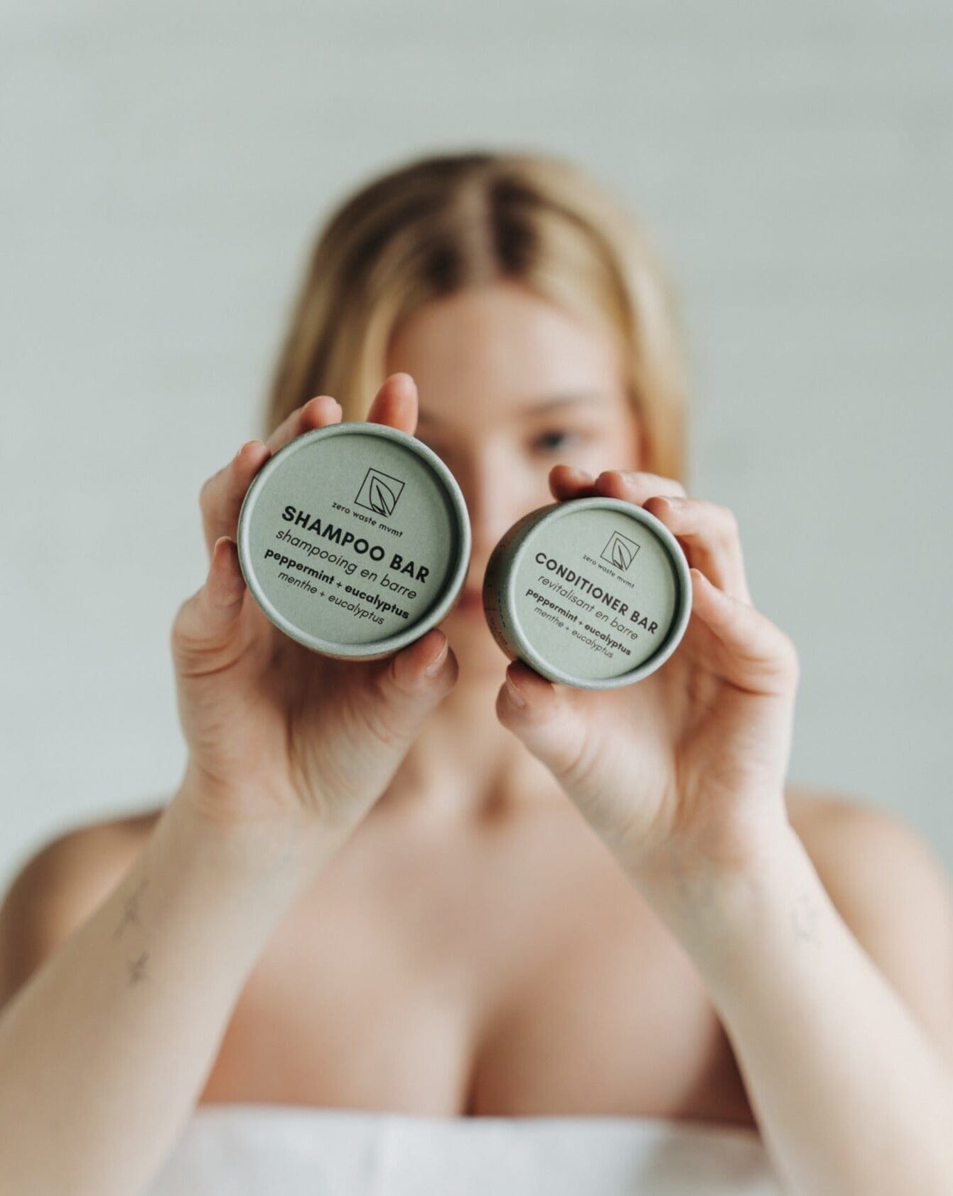Conditioner Bar | Peppermint + Eucalyptus – Plastic-Free, Nourishing Hair Care