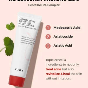COSRX AC Collection Lightweight Soothing Moisturizer 2.0 (80ml)