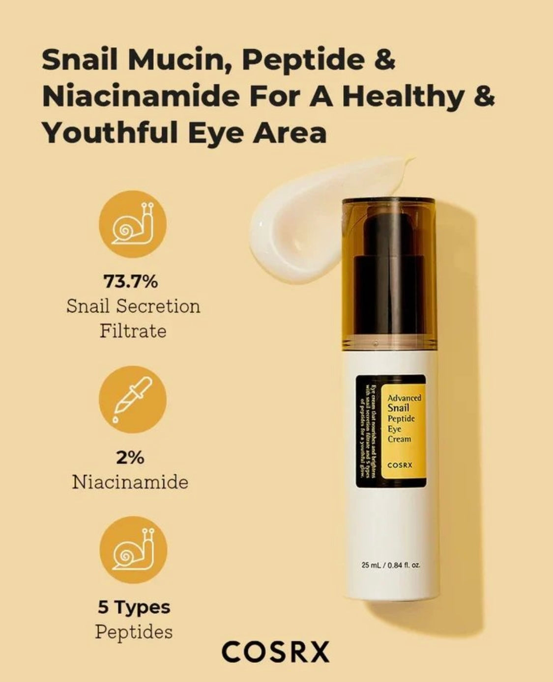 COSRX Advanced Snail Peptide Eye Cream (25ml)
