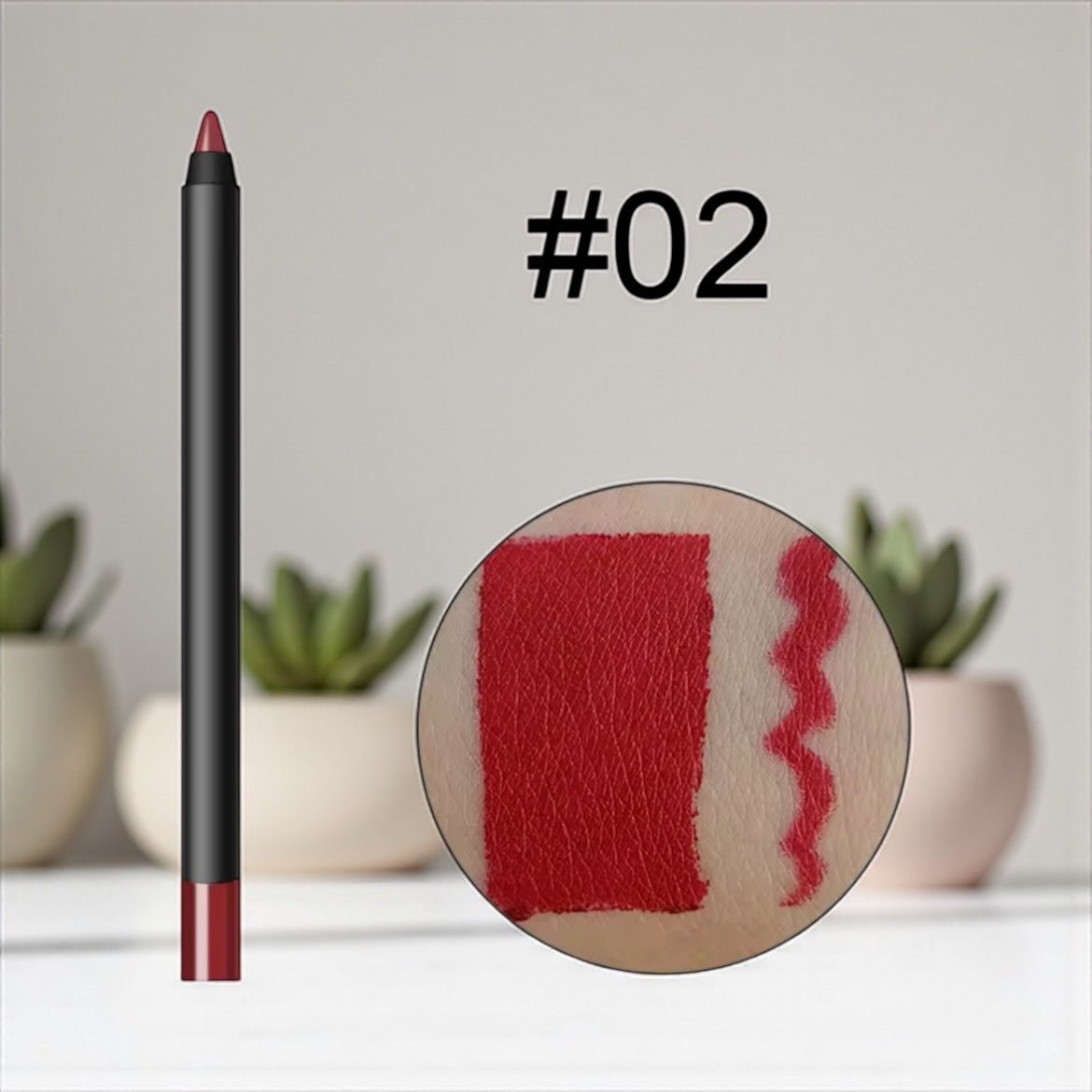 FencyGrace Line Loud Matte Lip Crayon – Intense Color, Vegan & Waterproof