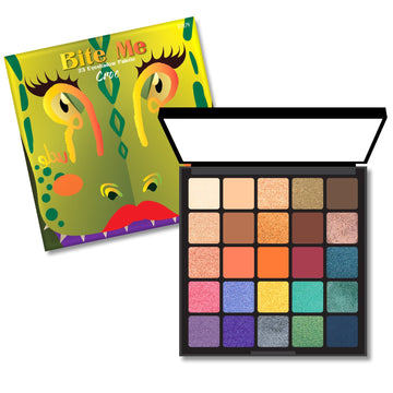 RUDE Bite Me 25 Eyeshadow Palette - Croc - Free Shipping