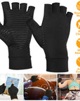 Arthritis Glove Compression Arthritis Gloves Breathable & Moisture Wicking Fabric Gloves for Men Women Relieve Arthritis Symptoms Raynauds Disease & C