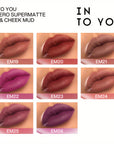 INTO YOU Matte Lipstick for Women, Matte Red Lipstick Long Lasting, Multi-Purpose for Lips and Cheek, Non-Stick Cup Not Fade Lip Stain Makeup Cosmetics Official Directly