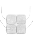 4Pcs Reusable Self Adhesive Replacement Electrode Pads For TENS/EMS Unit Muscle Relieve Electrode Pads