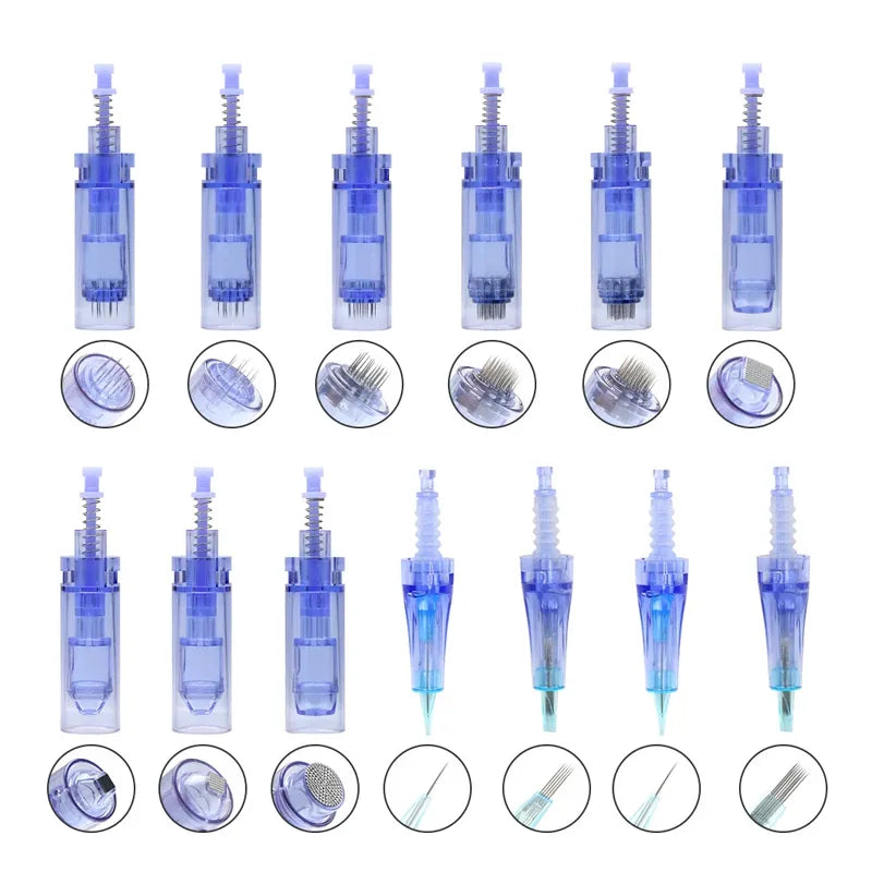 Acne Print A1 Microneedling Derma Pen Cartridges – 9, 12, 24, 36 Pin Options for Acne & Scar Treatment