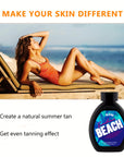 Sun Kissed Beach Dark-Tanning Lotion, 6.76oz, Long-Lasting Rich Tan Enhancer, Skin Tightening & Toning, Immediate Hydration, Quick Absorption