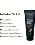 Instant Dark Tanning Lotion - Natural Self Tanner for Streak-Free Medium Dark Gradual Tan on Body