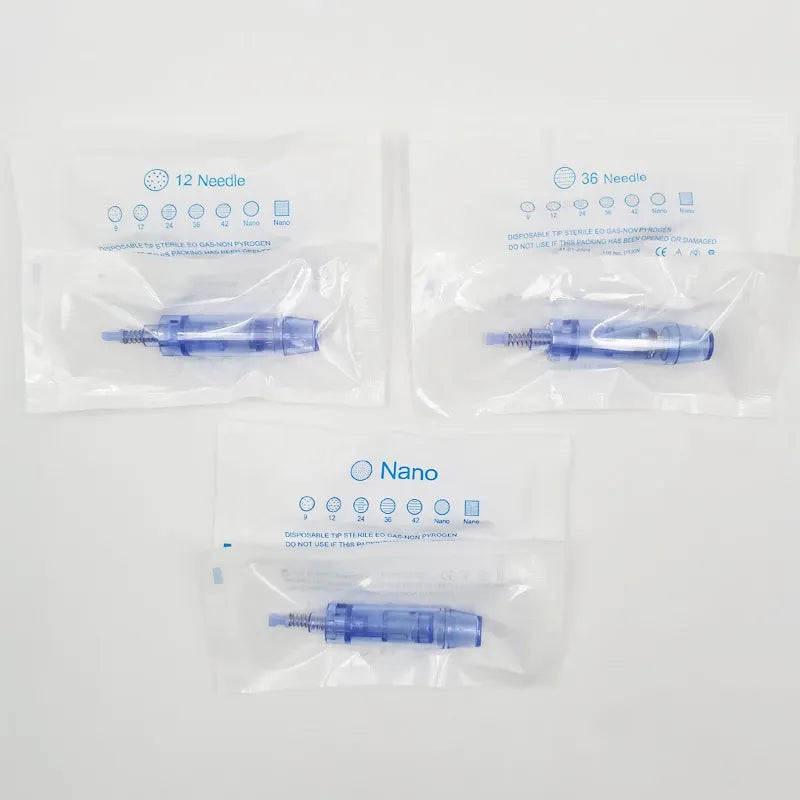 Acne Print A1 Microneedling Derma Pen Cartridges – 9, 12, 24, 36 Pin Options for Acne & Scar Treatment