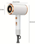 Powerful Ionic Hair Dryer With Diffuser - 2 Speeds, 3 Heating And Cooling Buttons For Straight And Curly Hair - Perfect For Home, Travel, And Salon Use, Holiday Gift