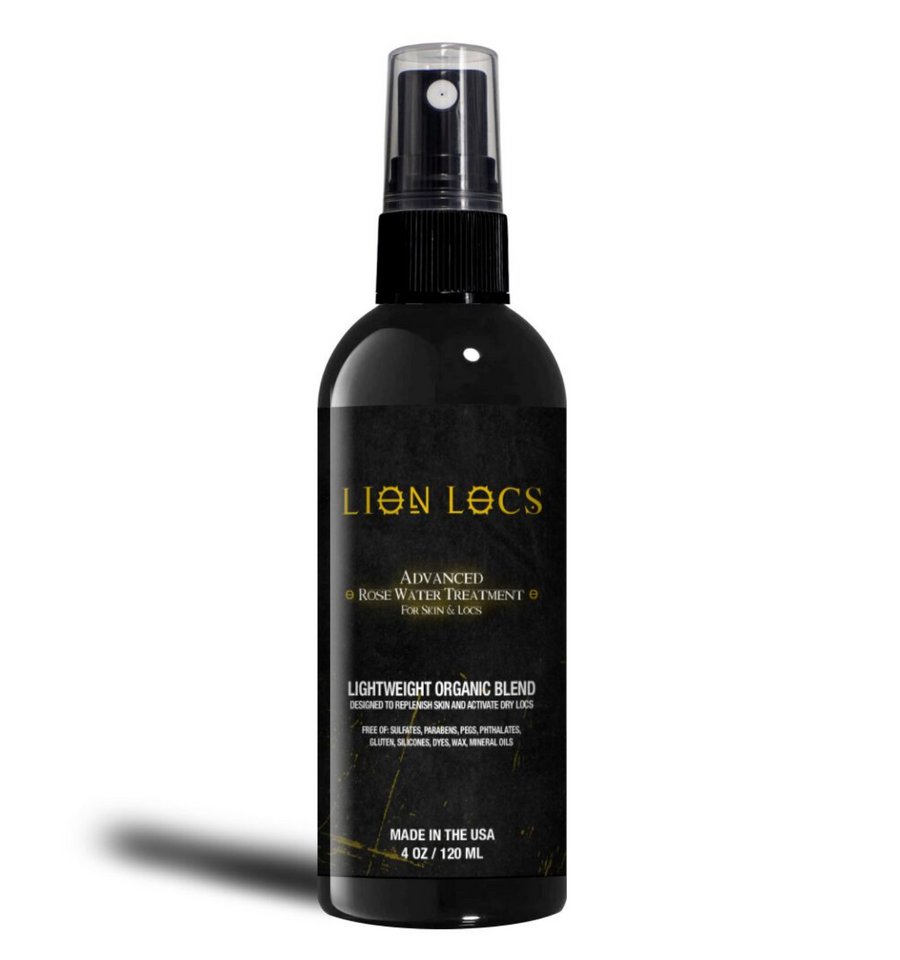 Lion Locs  Advanced Rose Water Treatment For Skin & Locs Spray 120ml | LLRW - 01