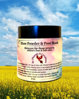 Organic Shoe Powder & Foot Mask for Athlete's foot prone skin 4Oz.