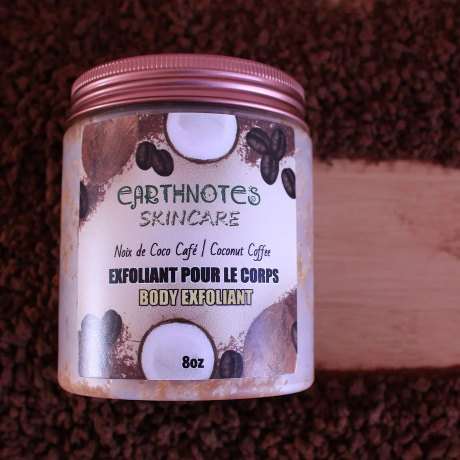 Earthnotes Skincare Coffee Coconut Body Exfoliants / 8oz