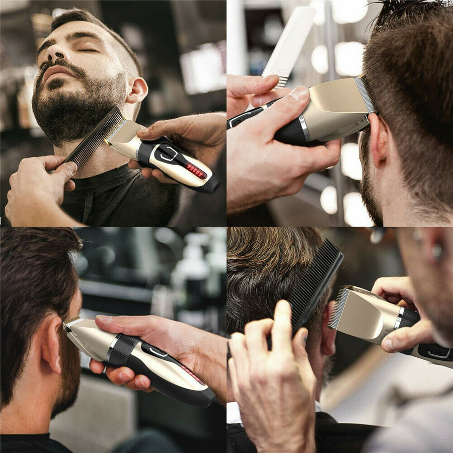 Electric Hair Clipper Men Trimmer Cutting Beard Haircut Kit | DD0102HRH25G