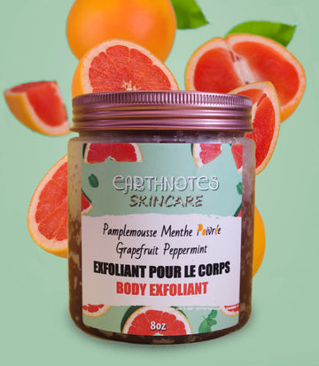 Grapefruit Peppermint Body Exfoliant / 8oz